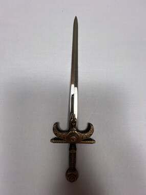 Vintage Decorative Lion Head Letter Opener Dagger
